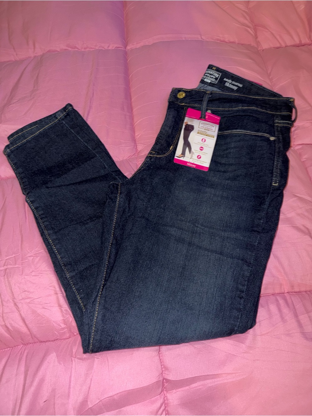 Signature by Levi Strauss Dark Indigo Skinny Jeans 16s